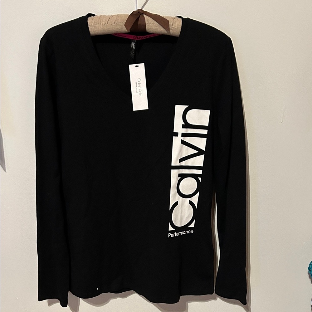 Calvin Klein Black Long Sleeve Tee
